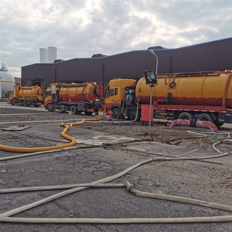 江口污水池清理